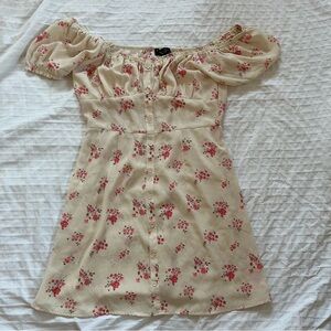 Trixxi Floral Off-Shoulder Dress